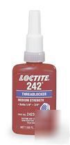 Loctite threadlocker 271,272, or 242RED metal adhesives