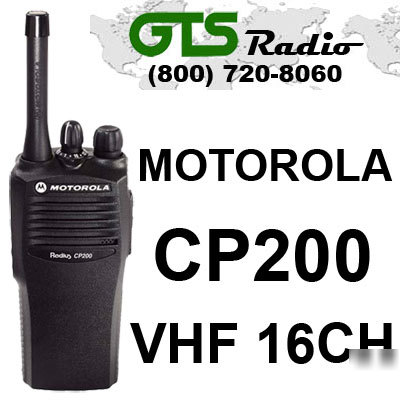 New motorola CP200 vhf 16 channel 5 watt cp 200