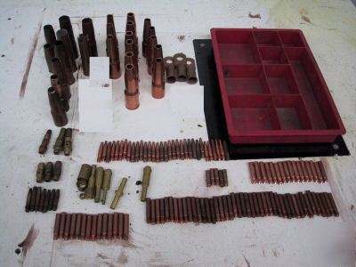 Big lot mig welding contact tips nozzles lincoln tweco