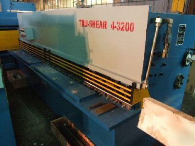 New â€œ â€ 126â€ x 3/16â€ tru-shear hydraulic shear