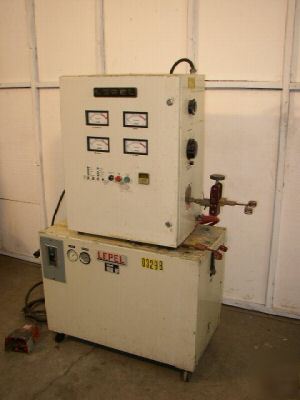 Lepel ultrasonic induction brazing machine & chiller