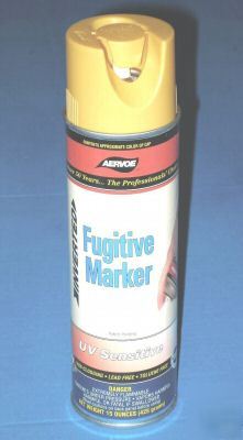 New aervoe upsidedown yellow flourescent paint LOTOF12