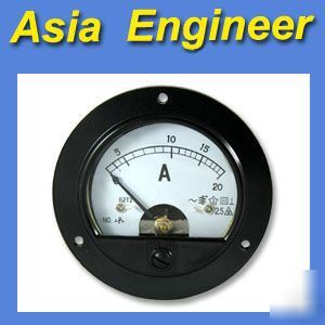 New round analog amp panel meter ac 20A