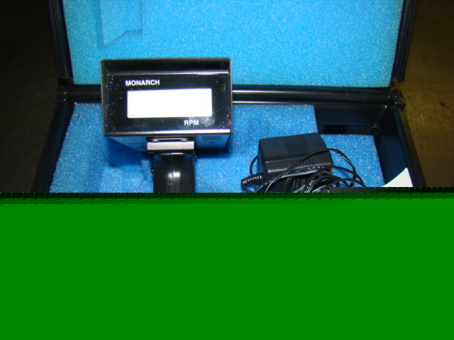 Portable tachometer monarch phaser laser kit 115 V809