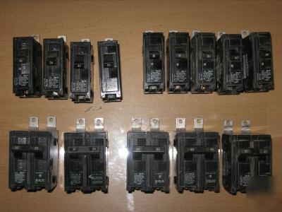 13 siemens bl 1 & 2 pole breakers 45A 40A 35A 30A 