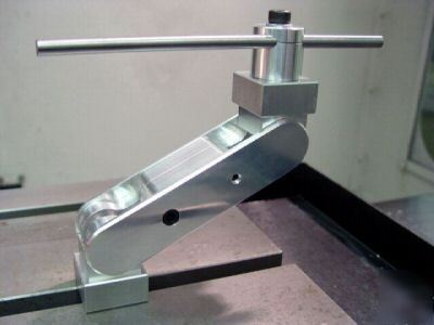 Cnc/milling vice work stop, rapid adjust t-slot clamp.