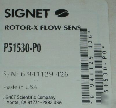 New signet fischer paddlewheel flow sensor P51530P0 