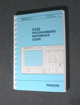 Tektronix tek 2432 original programming manual