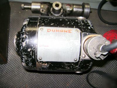Dumore 44-011 lathe tool post grinder toolpost in case 