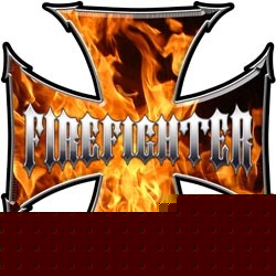 Firefighter decal reflective 2