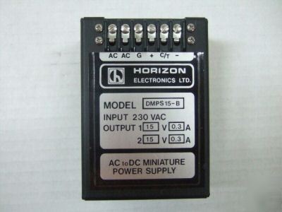 New horizon ac to dc miniature power supply DMPS15-b 