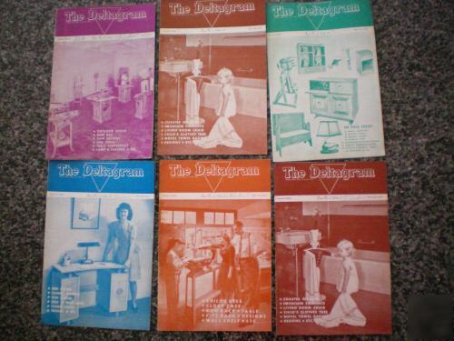 The deltagram lot of 33 books from 1941-1947