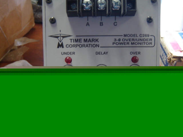 Time mark C269-480VAC elect component. 3-ph pwr monitor