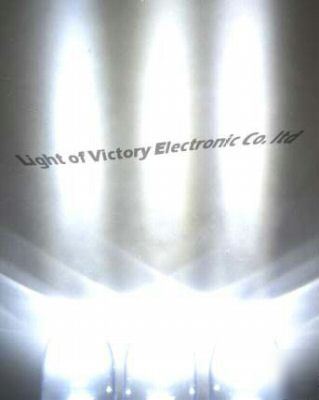 500P 10MM super bright white led lamp 140KMCD +resistor