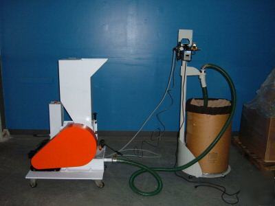 New nice polymer systems grinder w/ conair unloader sys