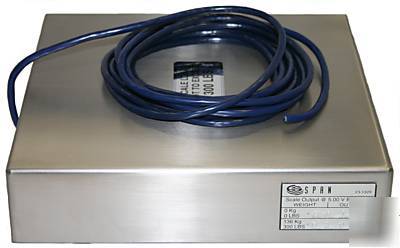 New span gcs-300 cylinder scale 300 pound capacity 