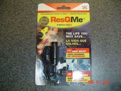 Resqme window punch/seat belt cutter black