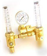 Tig mig welding dual flow meter/regulator w/hose