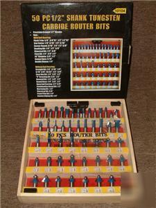 New router bit set 50PC. 1/2