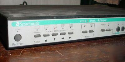 Sensormatic video duplex multiplexer,16 security camera