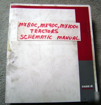Case ih MX80C - MX100C tractor schematic service manual