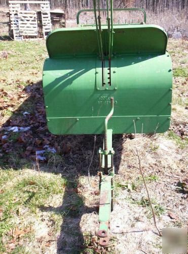 Deere h manure spreader ground drive original working