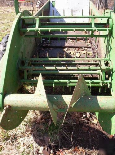 Deere h manure spreader ground drive original working