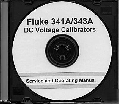 Fluke 341A 343A instruction manual (ops & service)