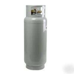 New propane gas tank 43.5 lb steel 10 gal free shippin