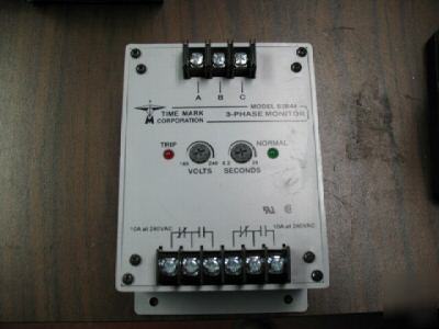 Time mark model B2644 three phase voltage monitor - nos