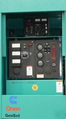 175KW cummins / onan diesel generator - mfg. 1994
