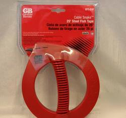 25' gardner bender cable snake steel fish tape eft-21P