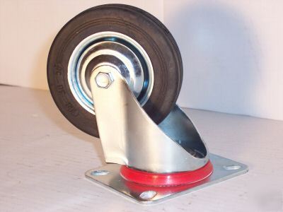 New 4 5'' swivel caster wheels base & wheel bearings