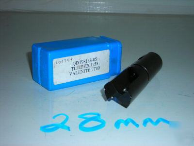 New valenite carbide insert endmill qdt-98138-05 28 mm