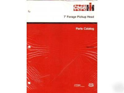 Case ih 7 ft forage pickup head parts catalog manual