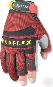 Ergodyne proflex 720 work trades fingerless gloves med