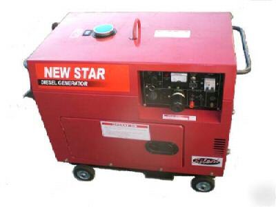 New brand diesel generator 6000