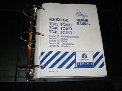 New holland TC35 TC35D TC40 TC40D TC45 TC45D manual
