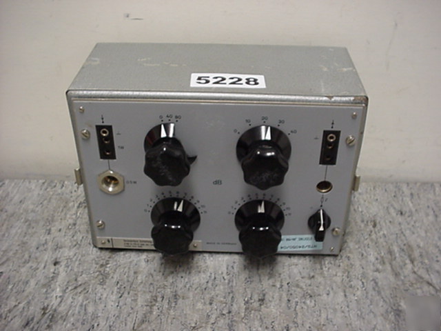 Siemens variable attenuator D112