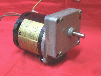  von weise gear company dual shaft gear motor