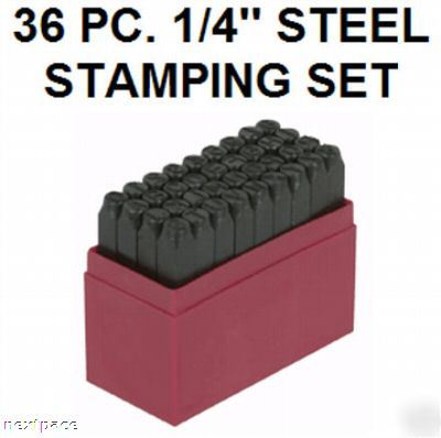 New alphabet metal stamping set steel stamp marking 