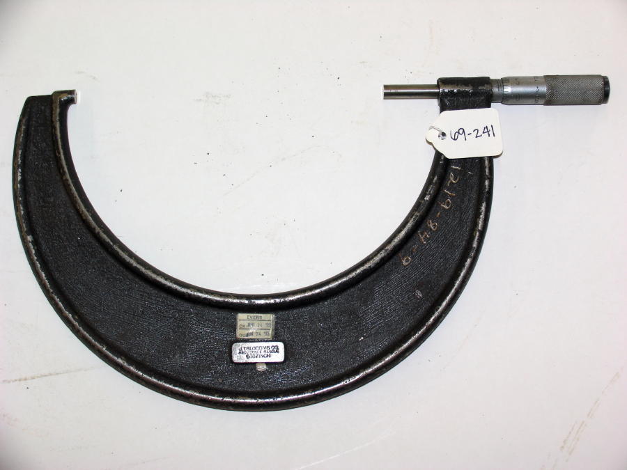 6 - 7 inch j.t. slocomb outside micrometer