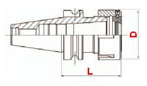 Bison bt-40 tg 100 collet chuck - 3.00