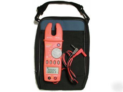 Digital auto/manual range clamp meter, open jaw, 