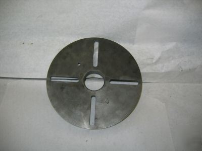  10â€ dog drive face plate for lathe w/ 2 Â¼- 8TPI