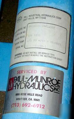 Paul munroe baldor hydraulic pump / pall filter 1HP 1PH