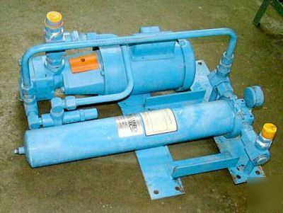 Paul munroe baldor hydraulic pump / pall filter 1HP 1PH