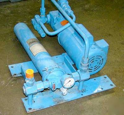 Paul munroe baldor hydraulic pump / pall filter 1HP 1PH