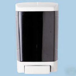 clearvu plastic soap dispenser - 46OZ - white