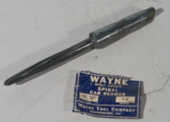 Wayne high speed spiral car reamer 13/32